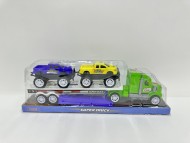 Машинка "Автовоз", в комплекте 2 маленькие машинки, в/к 31,8*6,5*10,5 см