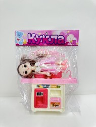 Набор "Кухня" мини-куколка 12 см, кухонная мебель, в/п 18*20*6 см Набор "Кухня" мини-куколка 12 см, кухонная мебель, в/п 18*20*6 см